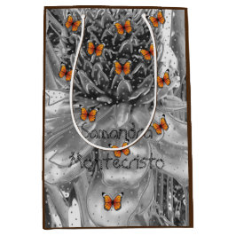 Zwei KUNSTSTÜCKE in einem Scroll-Geschenkbeutel Mittlere Geschenktüte