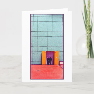 zwei leere Grußkarte Karte