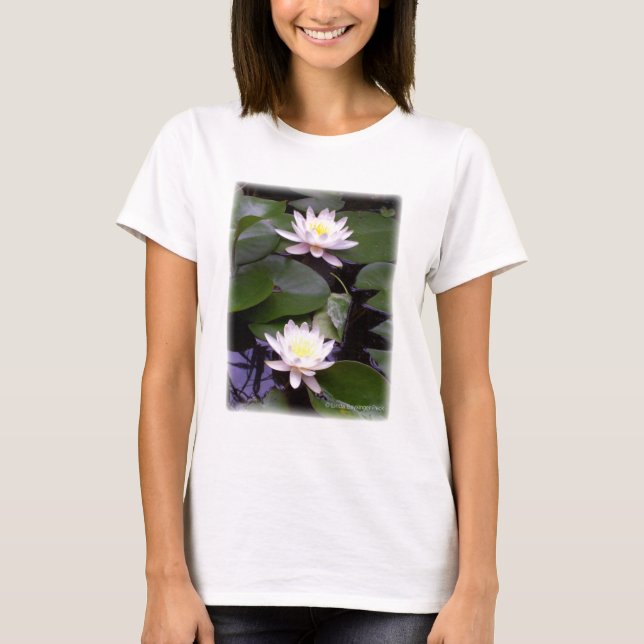 Zwei Leichtwasserlilien T-Shirt (Vorderseite)