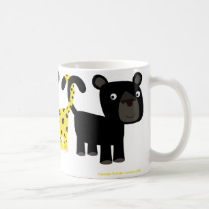 Zwei Leopards-Tasse Kaffeetasse