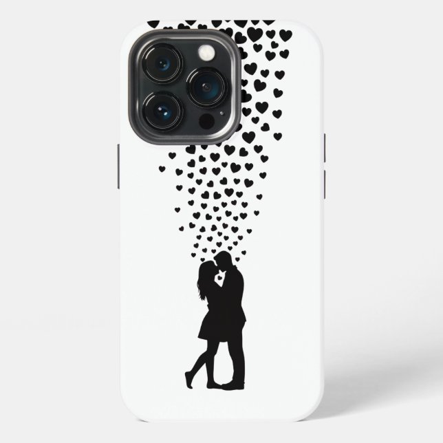Zwei Liebende iPhone Hülle (Hinten)