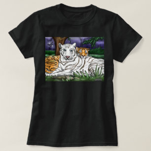 Zwei liebevolle Tiger-T - Shirt