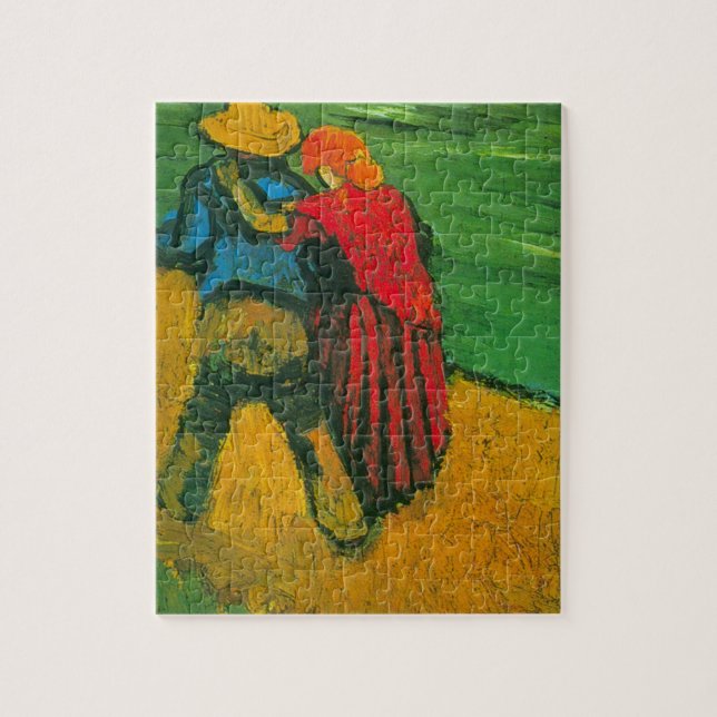 Zwei Liebhaber von Vincent van Gogh Puzzle (Vertikal)