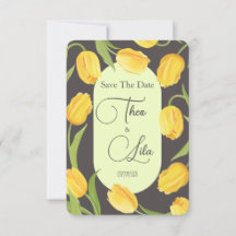 Zwei Lippen und Tulips Hochzeit retten das Datum