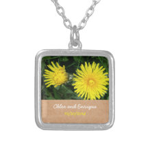 Zwei Löwenzahn-kundenspezifische Hochzeit