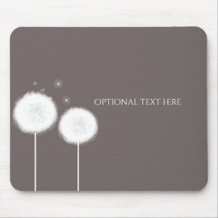 Zwei Löwenzahn Taupe Rustikale Country Home Mousepad