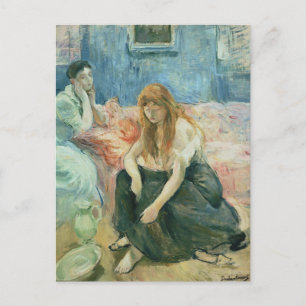 Zwei Mädchen   Berthe Morisot Postkarte