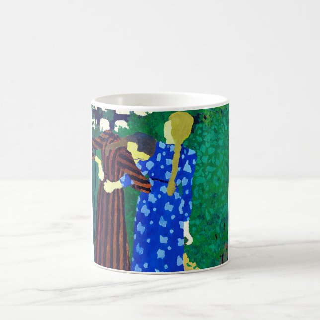 Zwei Mädchen, Edouard Vuillard Kaffeetasse (Mittel)
