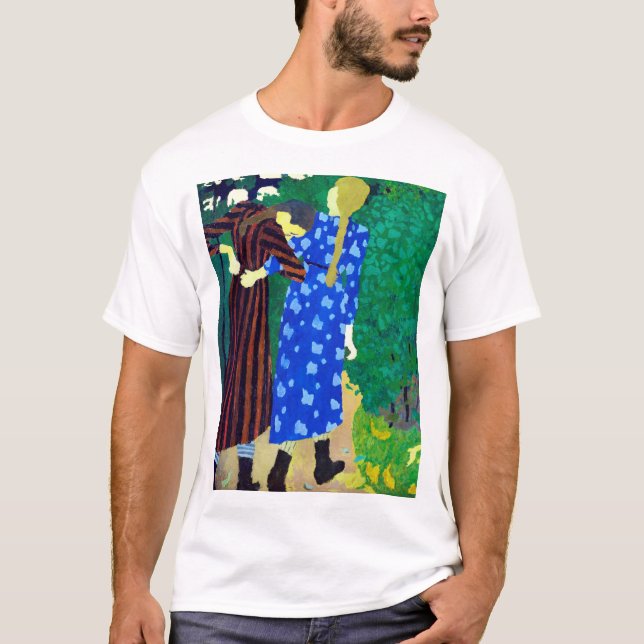 Zwei Mädchen, Edouard Vuillard T-Shirt (Vorderseite)
