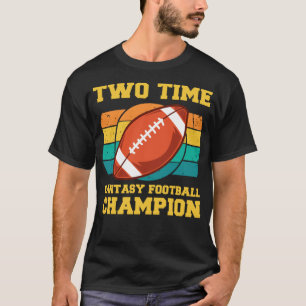 Zwei Mal Fantasy Football Champion T-Shirt
