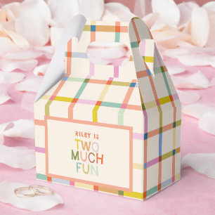 Zwei Mal Spaß zum 2. Geburtstag Foto individuell Geschenkschachtel