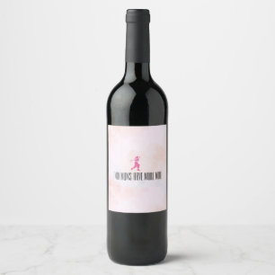 Zwei Mamas haben mehr Wein Weinetikett