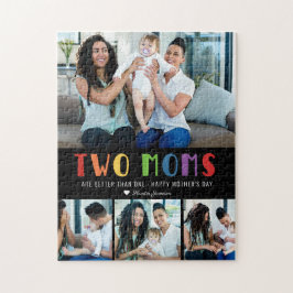 Zwei Mamas sind besser als eine | Foto der Mutter Puzzle