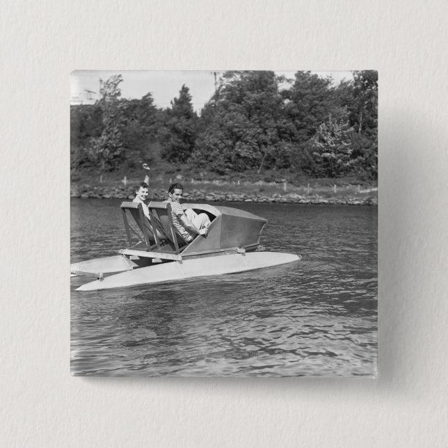 Zwei Männer Button (Vorderseite)