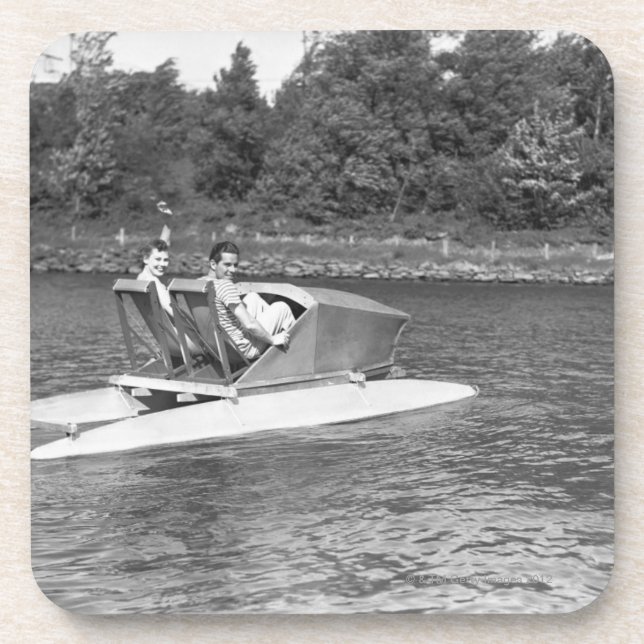 Zwei Männer Untersetzer (Vorderseite)