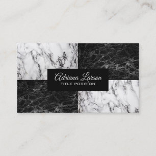 Zwei Marmorarten Visitenkarte