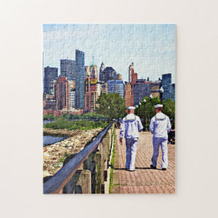 Zwei Matrosen im Liberty State Park Puzzle