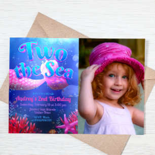 Zwei Meere mit Foto Landschaft Einladung