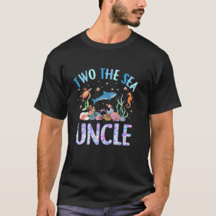 Zwei Meeres-Onkel-Geburtstagskinder-Matching-Famil T-Shirt