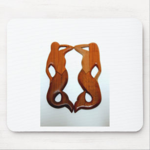 zwei Meerjungfrauen Mousepad