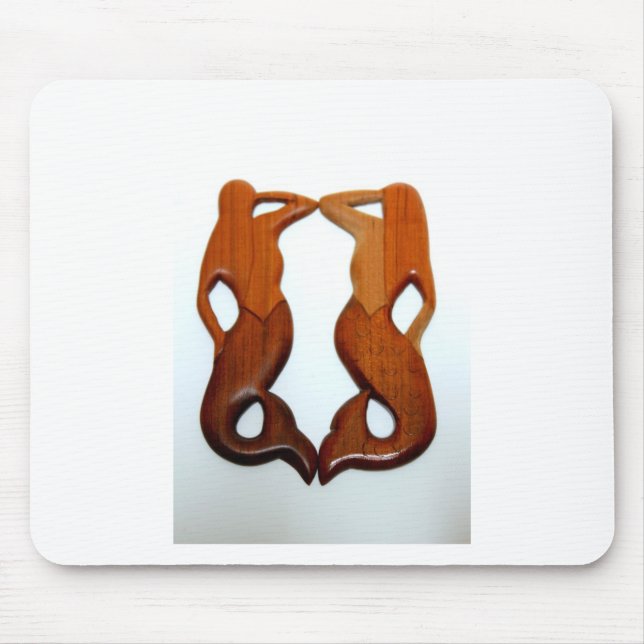 zwei Meerjungfrauen Mousepad (Vorne)