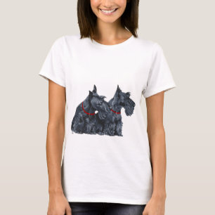 Zwei merkwürdige schottische Terrier T-Shirt