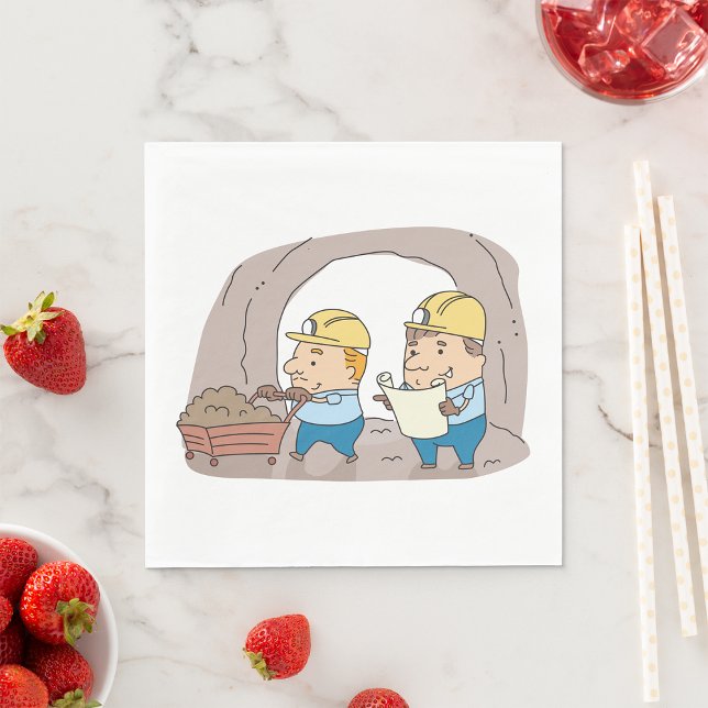 Zwei Minen Serviette (Von Creator hochgeladen)