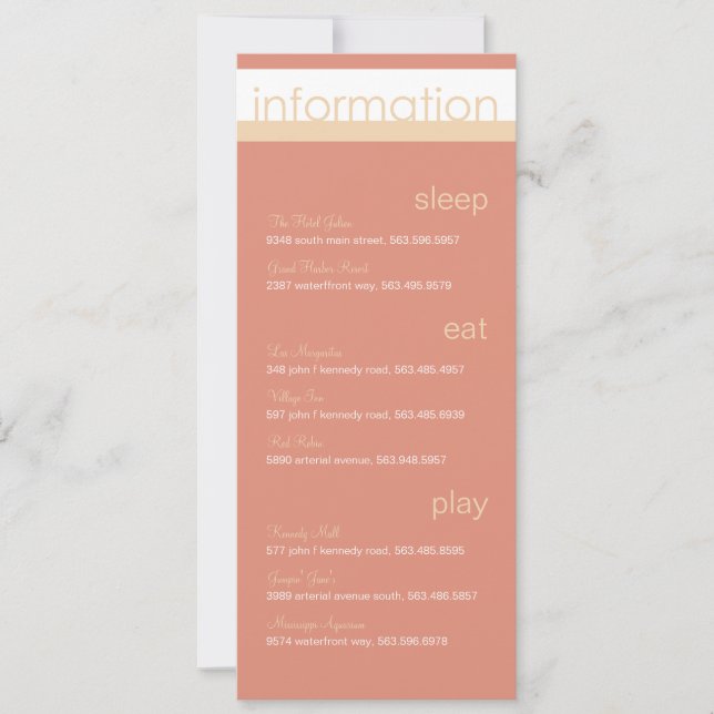 Zwei Mitteilungen Einladung (Vorderseite)