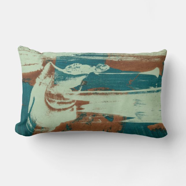 Zwei nach Norden Lendenkissen (Vorderseite)