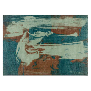 Zwei nach Norden Schneidebrett