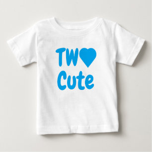 Zwei Niedliche 2. Geburtstags-Baby-T - Shirt