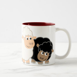 Zwei Niedliche Cartoon Tasse