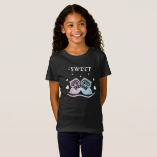 Zwei niedliche Eule T-Shirt