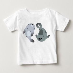 Zwei niedlicher Playful Baby T-shirt