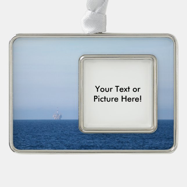 Zwei Ölplattformen Rahmen-Ornament Silber (Vorderseite)