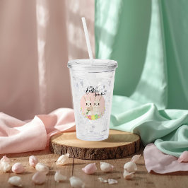 Zwei Osterhasen Personalisierter Acrylbecher Acryltrinkbecher