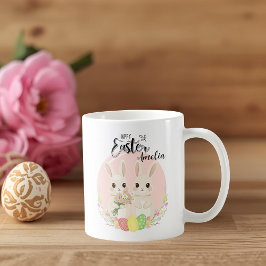 Zwei Osterhasen Personalisierter Becher Kaffeetasse