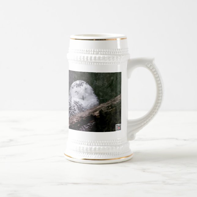 Zwei Owls Bierglas (Rechts)