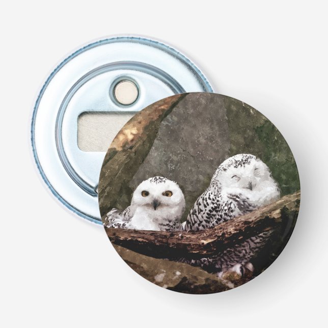 Zwei Owls Flaschenöffner (Vorderseite)