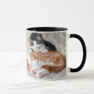 Zwei Paar Sweet Kittens von Henriette Ronner-Knip Tasse