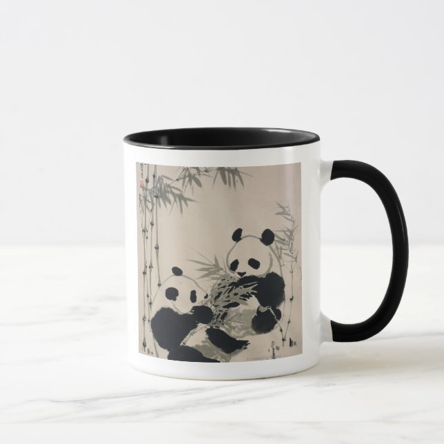 Zwei Pandas Tasse (Rechts)