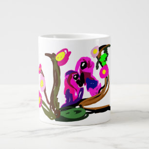 Zwei Papageien leben Jumbo-Tasse