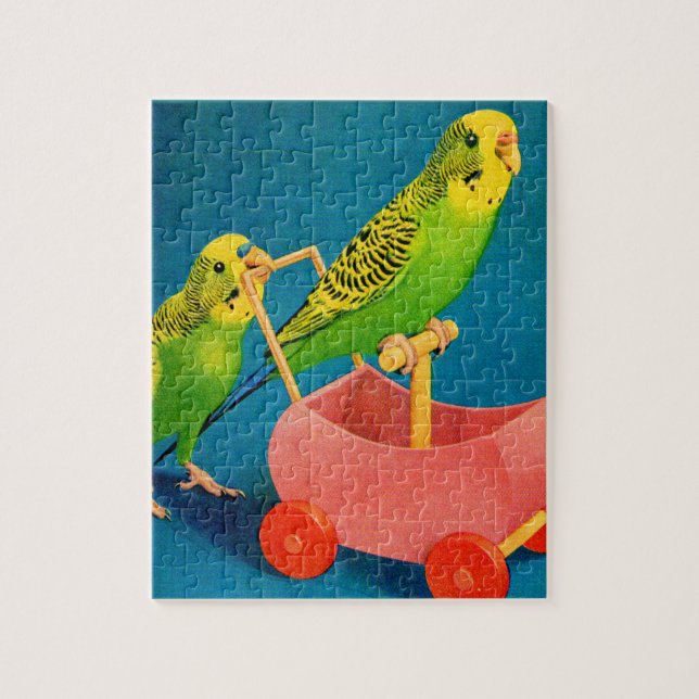 zwei Parakets Puzzle (Vertikal)