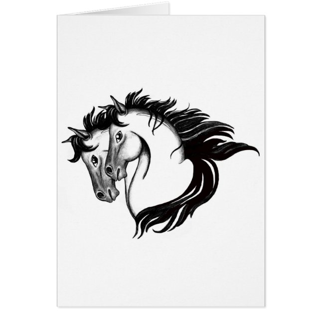 Zwei Pferdeköpfe (Vorne)