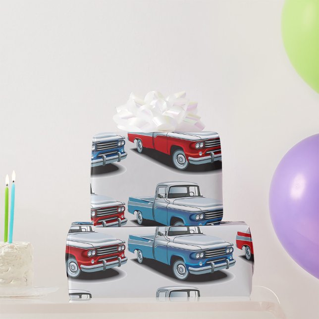 Zwei Pickups Geschenkpapier (Von Creator hochgeladen)