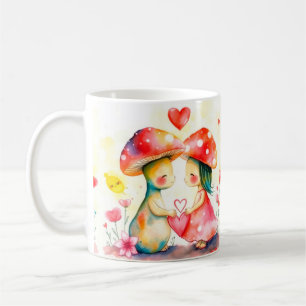 Zwei Pilzliebhaber Kaffeetasse