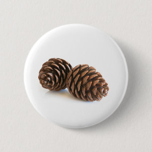 Zwei pinecones button