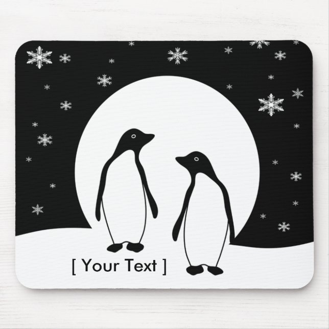 Zwei Pinguine Mousepad (Vorne)
