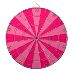 Zwei Pinktöne Dartscheibe
