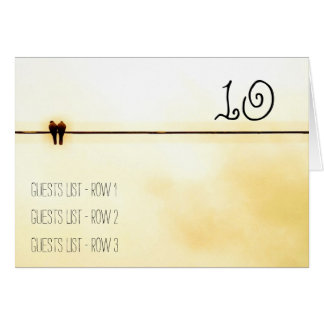 ZWEI - Platzhalter für Hochzeitstische